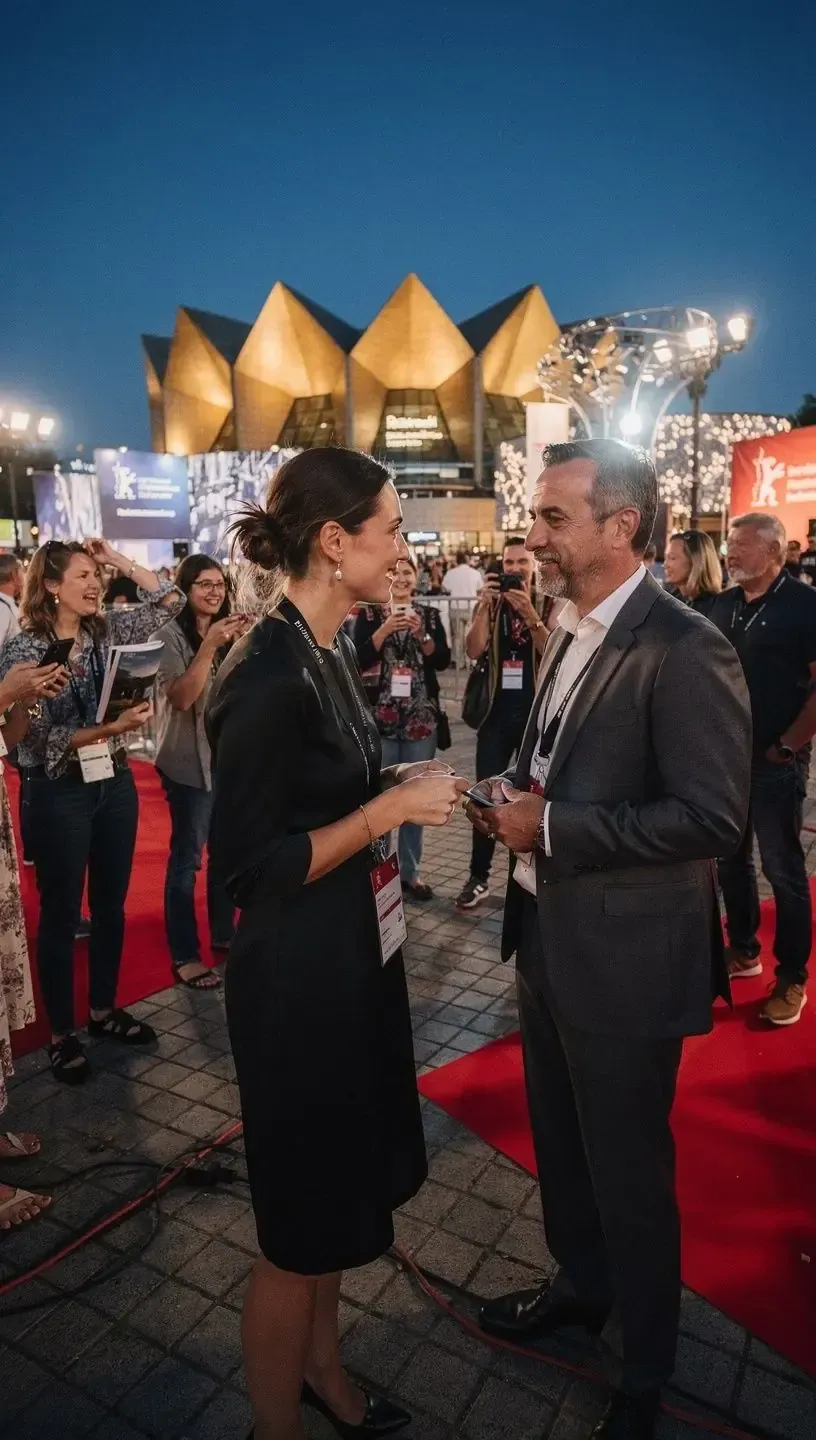 Interaktive Karte mit markierten Kulturfestivals, Unterkünften und logistischen Verbindungen in Deutschland.